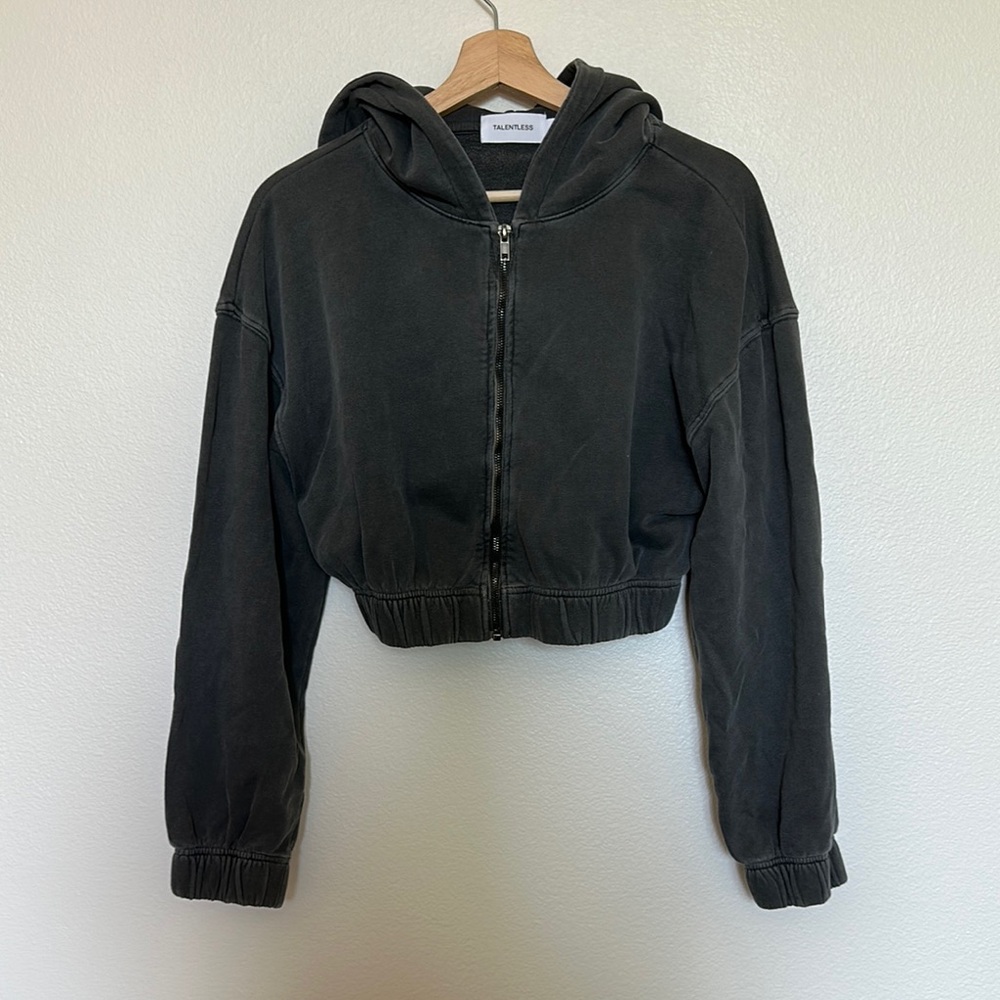 TALENTLESS Charcoal Bomber Jacket